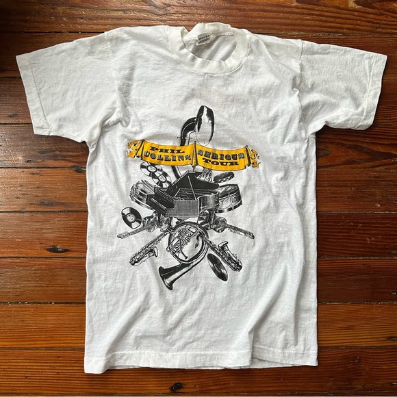 Fruit of the Loom Other - Vintage 1990 Phil Collin’s Serious Tour Fruit of the Loom TShirt Large